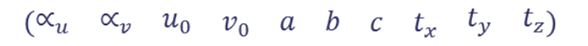 The 10 parameters of M